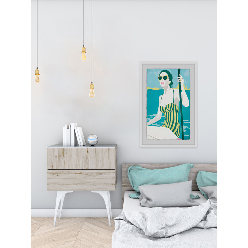 Tripes - Single Picture Frame Painting, 30 cm H x 20 cm W x 4 cm D