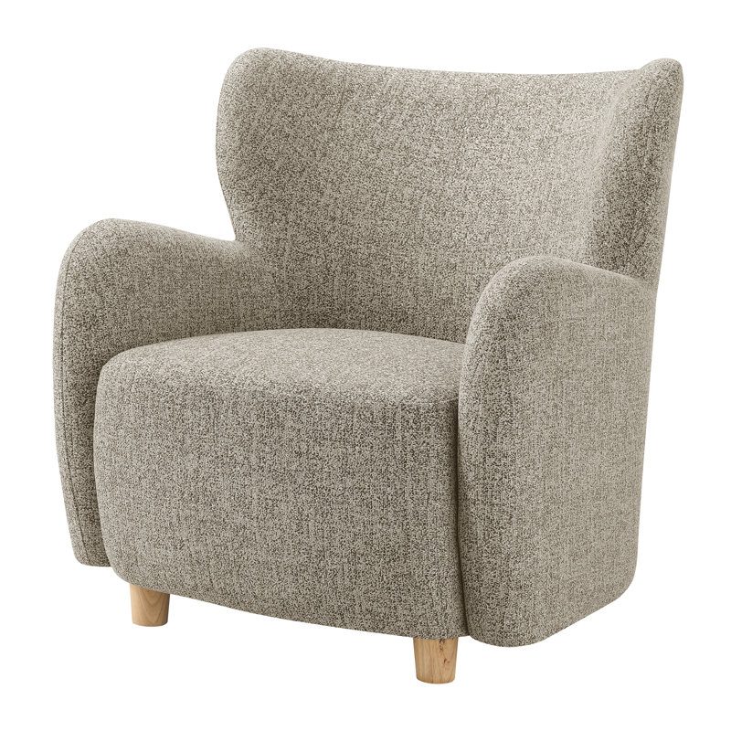 Lannion Fabric Accent Arm Chair, Green