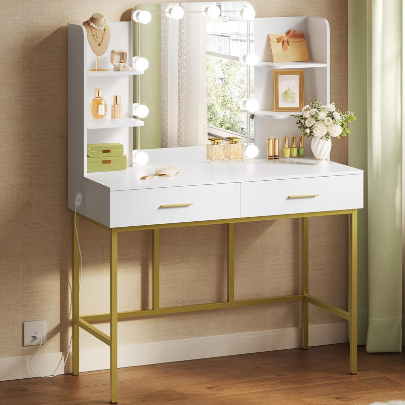 Ahlivia Dressing Table with Mirror