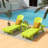 Laguna 77.6" Long Outdoor All-Weather Poly Reclining Chaise Lounge Set-87829558