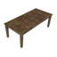 Table de salle à manger contemporaine avec rallonge 1 pièce