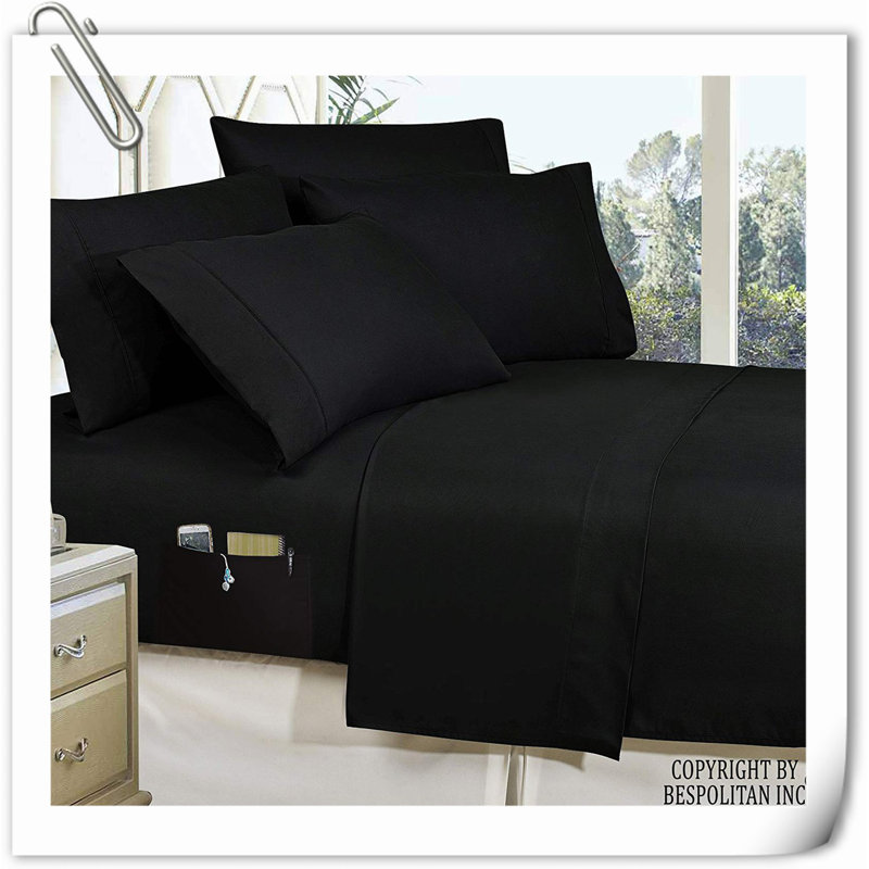 Quilts Machine Woven Geometric Shapes Quilt, Queen Quilt + 7 Additional Pieces, Black