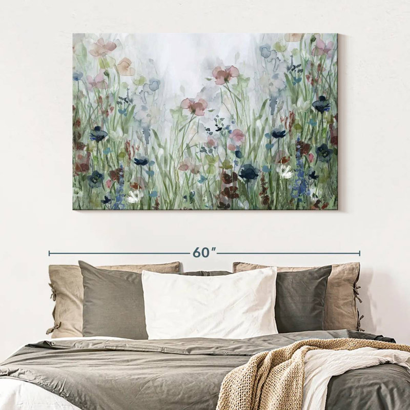 Wildflower Fields Canvas Print, 34" H x 51" W x 1.25" D