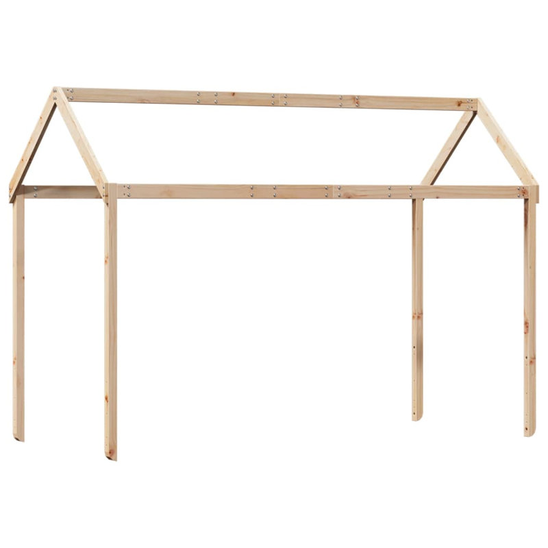 Layden Bunk Bed Accessories, 154cm H x 217cm L x 85.5cm W, Brown