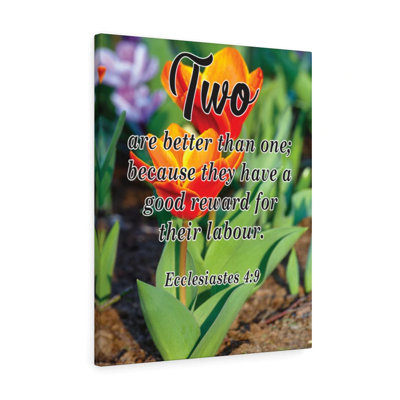 Two Are Better Than One - Wrapped Canvas Print