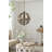 4 - Light Wood Chandelier