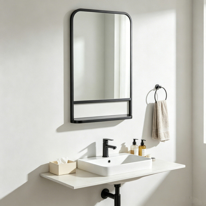Rectangle Wall Mirror, 86 x 53cm