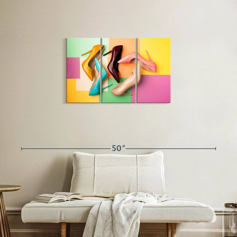 Shuttleworth Chic High Heels, 20" H x 33" W