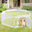 Clôture pliante ajustable pour chien pour petits et moyens chiens