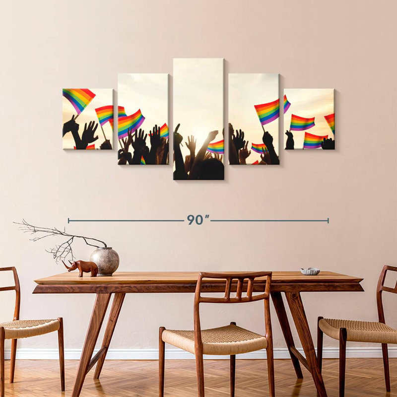 LGBT, 42" H x 92" W