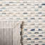 Tapis bleu marine / blanc en laine / coton tissé à la main Laureldale-45900846