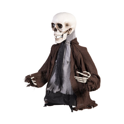 Groundbreaker Halloween Zombie Skeleton with Lights & Sound