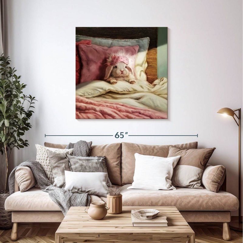 Crowle Bed Hare, 39" H x 39" W