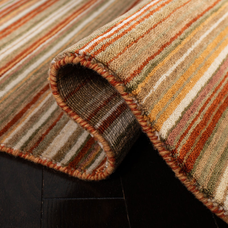 Tapis en laine tissé à la main Wesley, Rectangle 9 pi x 12 pi