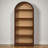 Freestanding 5 Tier Bookcase Set Of 2, Open Storage Display, Arched Top Design, Modern Farmhouse, Living Room-123501154