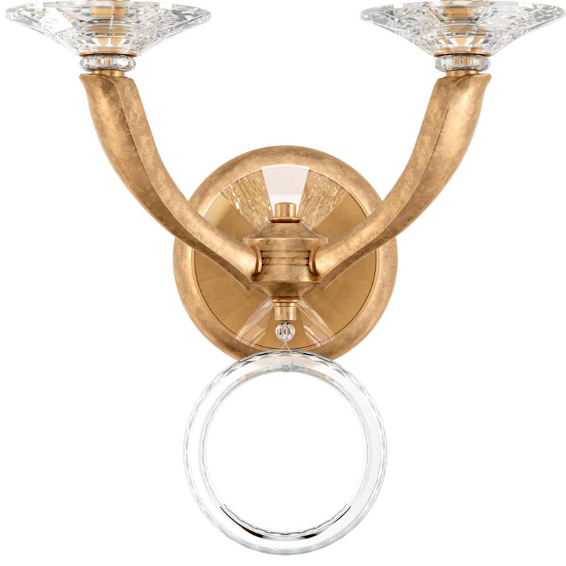 Emilea Candle Wall Light, French Gold