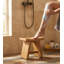 Asia® Teak Shaving and Washing Foot Rest