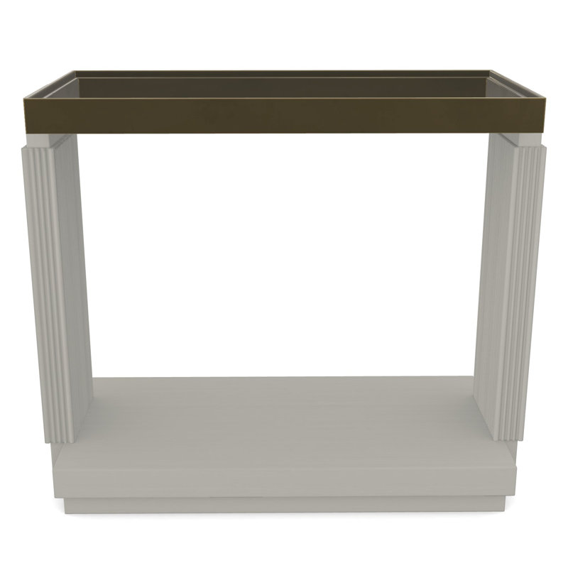 Axis Glass End Table, Wrenn