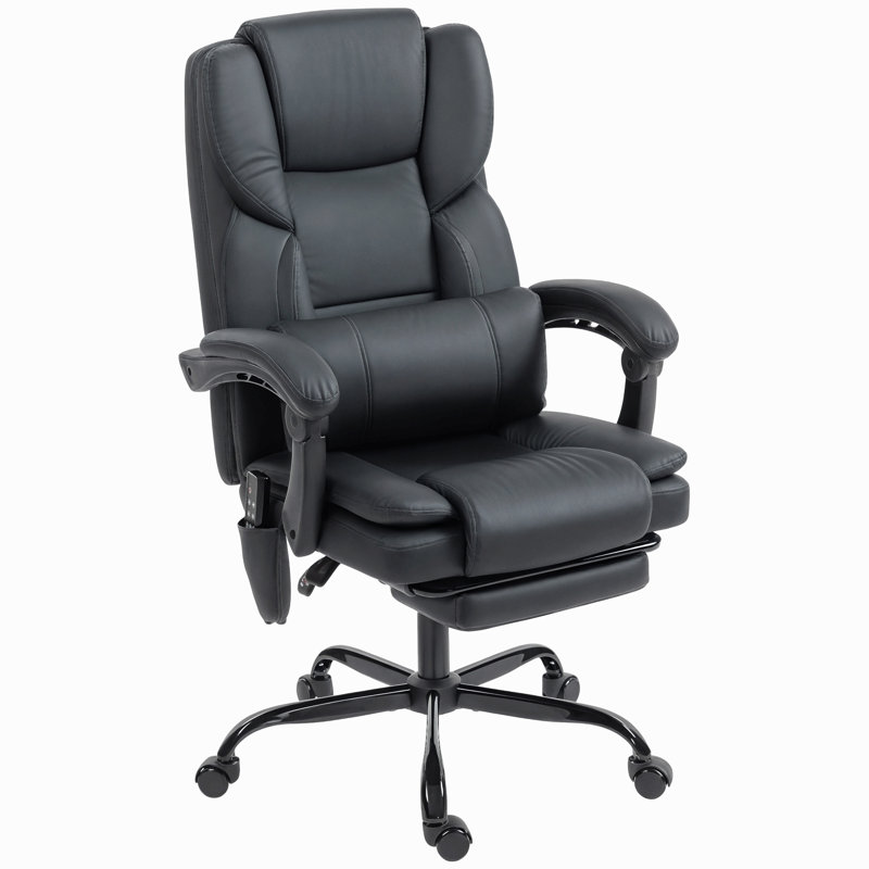 Fauteuil de bureau en similicuir avec massage, fauteuil de bureau, fauteuil inclinable