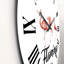 Trois flamants roses - Horloge murale-60281280