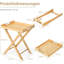 Tray Top Trestle End Table