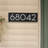 Floating Modern 4" Number Horizontal Address Plaque (5 Digits)-41299914-41299672