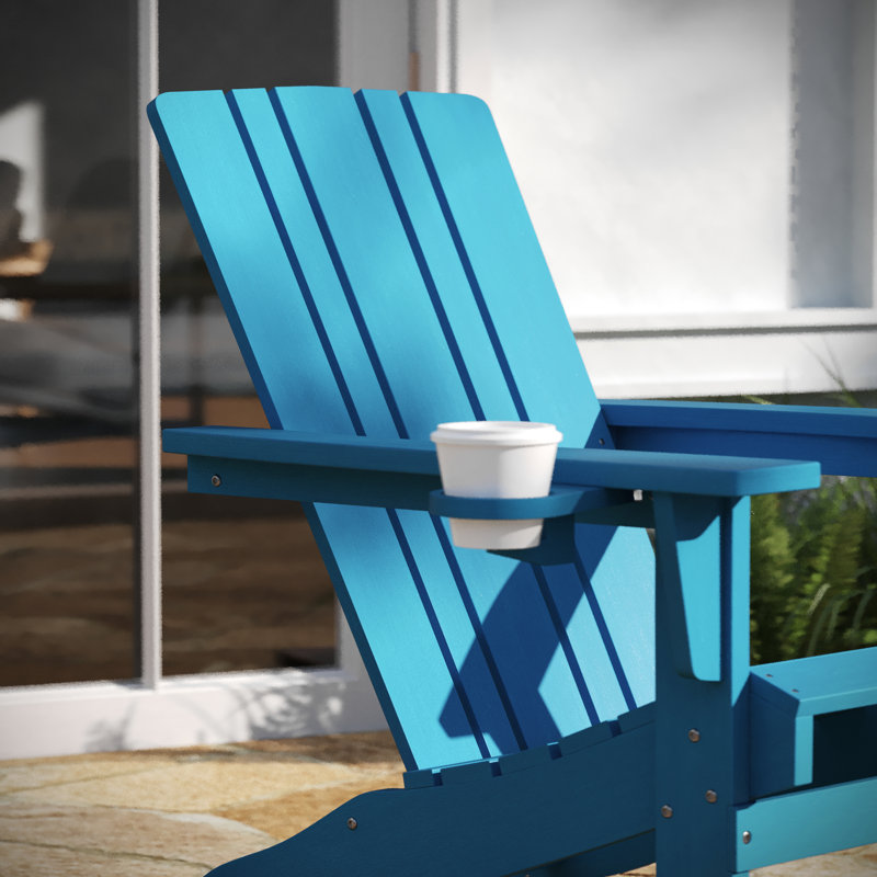 Chaise berçante Collis, Bleu