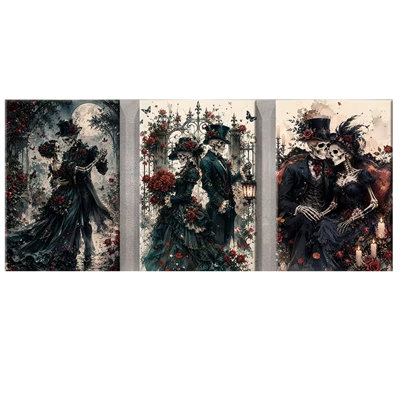 3 Piece Wrapped Canvas Wall Art