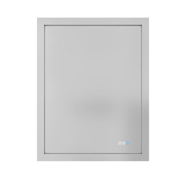 Ivy Bronx Westlund Aluminum Rectangle LED Wall Mirror | Wayfair