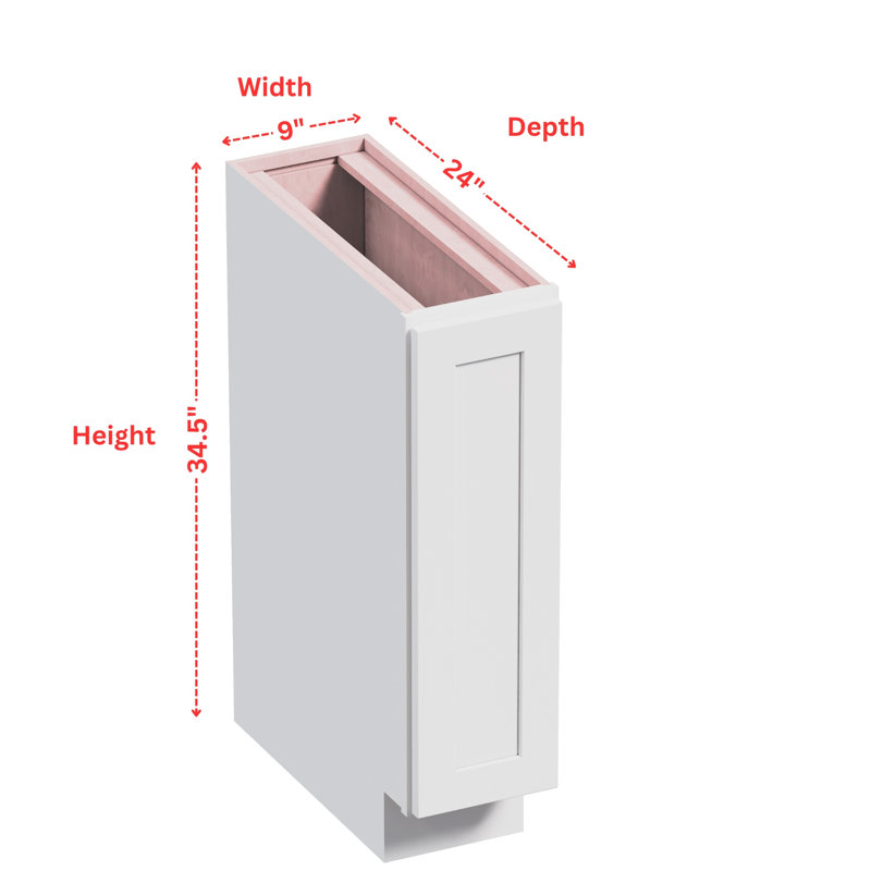 Armoire de base en contreplaqué blanc l 34 po x H 34,5 po blanc prêt à assembler