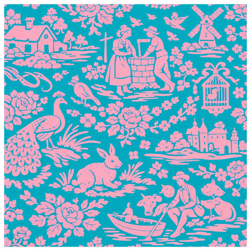 Coussins décoratifs pastoraux avec animaux, 14 x 14 inches