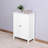 Bathroom Floor Storage Cabinet With Double Door And Adjustable Shelf For Bathroom