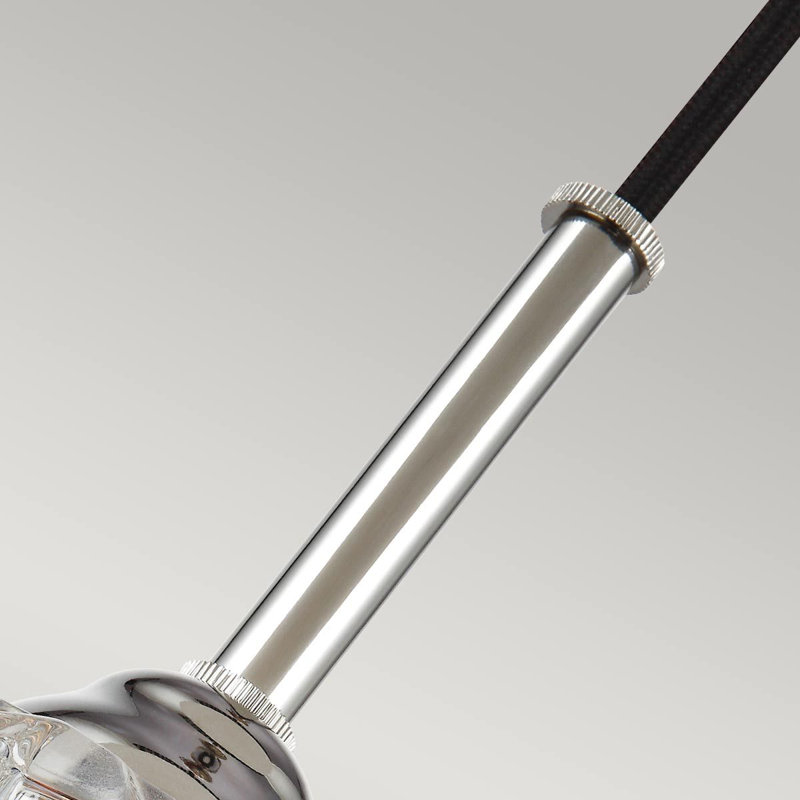 Tyne 1 - Light Polished Nickel Unique/Statement Pendant