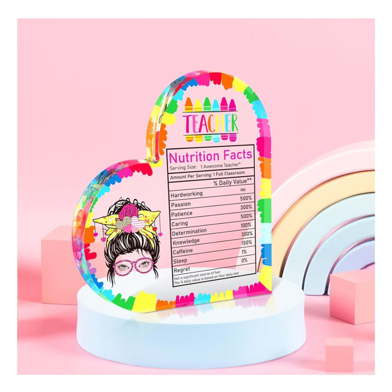 Presse-papier en cristal Teacher