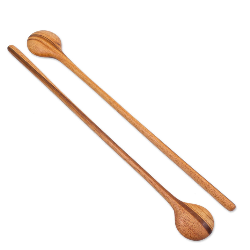 Cuillères en bois Prep & Savour Homestyle (paire)