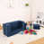Similicuir bleu est en rupture de stock