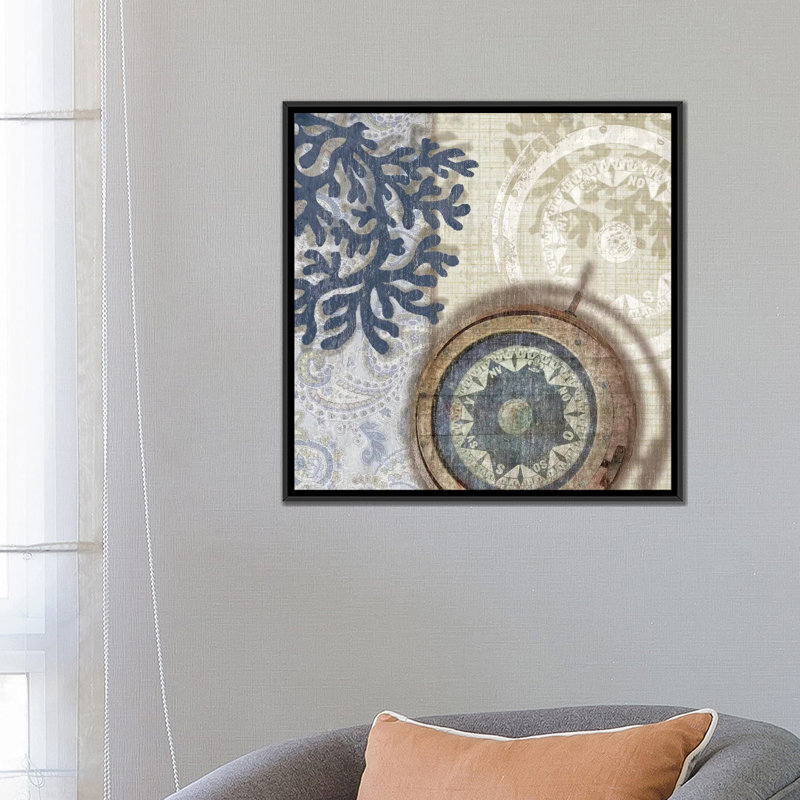 «Sailing Adventure II», reproduction d'impression sur toile tendue, H 12 po x l 12 po x P 0,75 po, Toile tendue, Pas de tapis