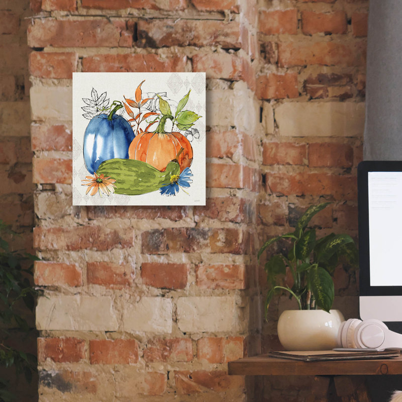 «Fall Sweet Fall 2» par Anne Tavoletti, art mural sur toile, H 12 po x l 12 po x P 0,75 po