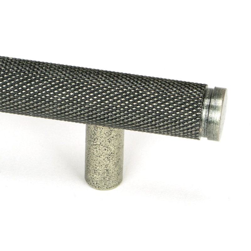 Brompton Bar Handle, 9.6 cm, Pewter Patina