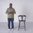 Agata Solid Wood Counter Stool