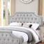 Mobilier de chambre à coucher tête de lit tête de lit moderne capitonné en polyfibre style traditionnel américain 1pcs-685382284-685382287