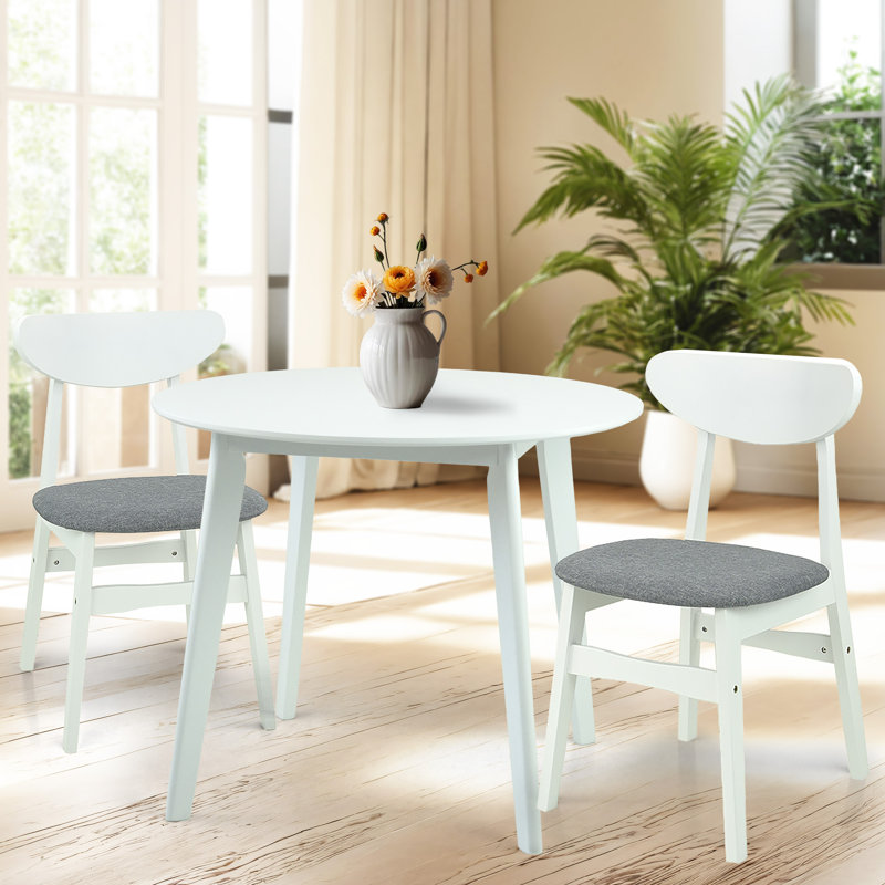 Ensemble repas pour 2 personnes Jaremiah, Blanc