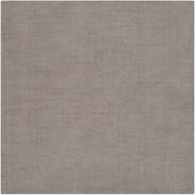 Crowe Hand Loomed Wool Dark Gray Performance  Area Rug