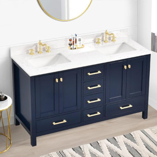 Meuble-lavabo 24 po avec lavabo blanc doux