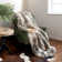 Thomas Collection® Italian Wolf Luxury Faux Fur Throw Blanket Assorted Sizes