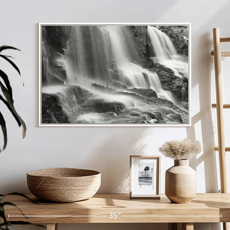 Lac Supérieur I, Cadre flottant blanc, 13 po x 9 po