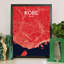 Kobe City Map - No Frame Print-1920525718