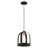 Fellers 1 - Light Textured Black Single Pendant-1951672978
