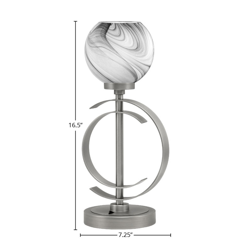 Lampe de table en acier inoxydable, Graphite