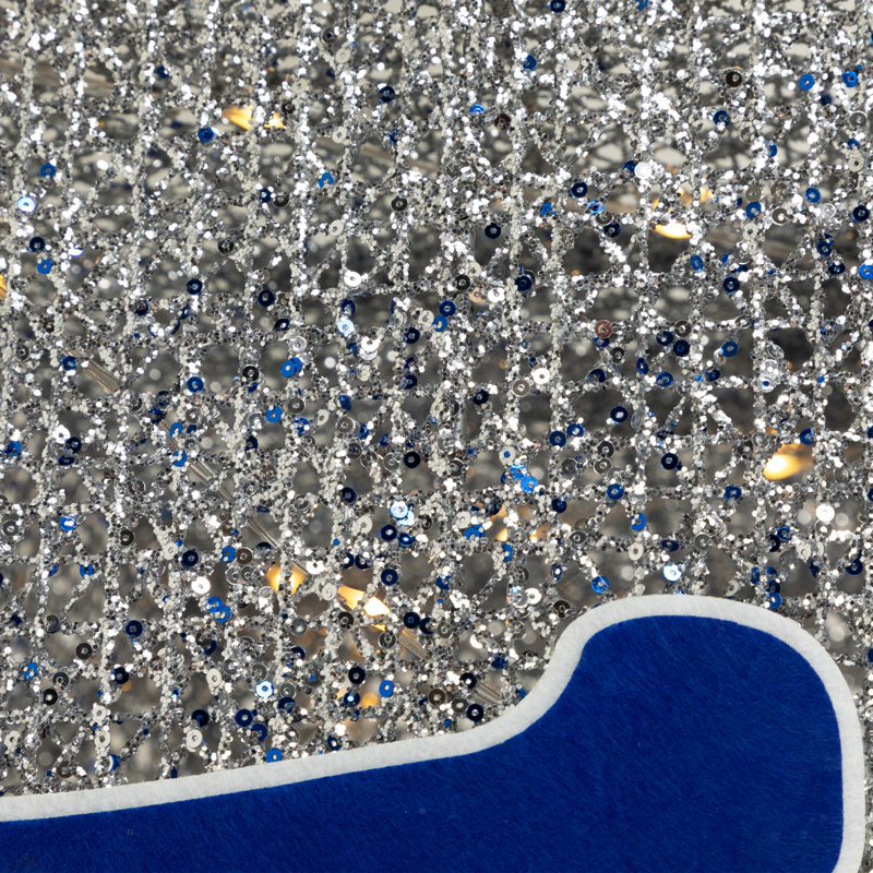 Décoration d'extérieur à DEL Hanoukka Dreidel - 37 "- lumières claires - argent